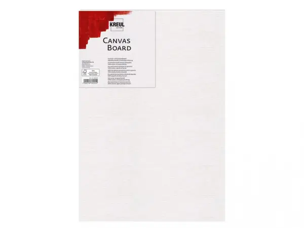 Panza canvas pe placa pentru vopsea acrilica si guasa, 10 x 15 cm
