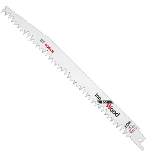 Pânza de ferăstrău sabie Bosch - S 1131 L, 2 bucăți, 228x207 mm, oțel HCS