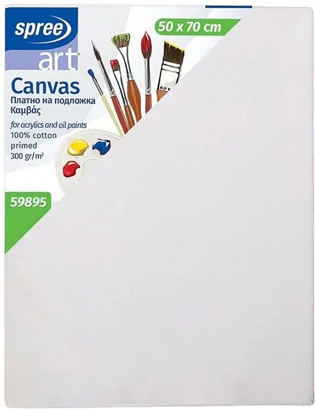 Pânză de pictură pe cadru Spree Art - 50 х 70 cm, 100% bumbac