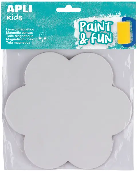 Panza pentru desen APLI - Floare, 15 х 15 сm, magnetica
