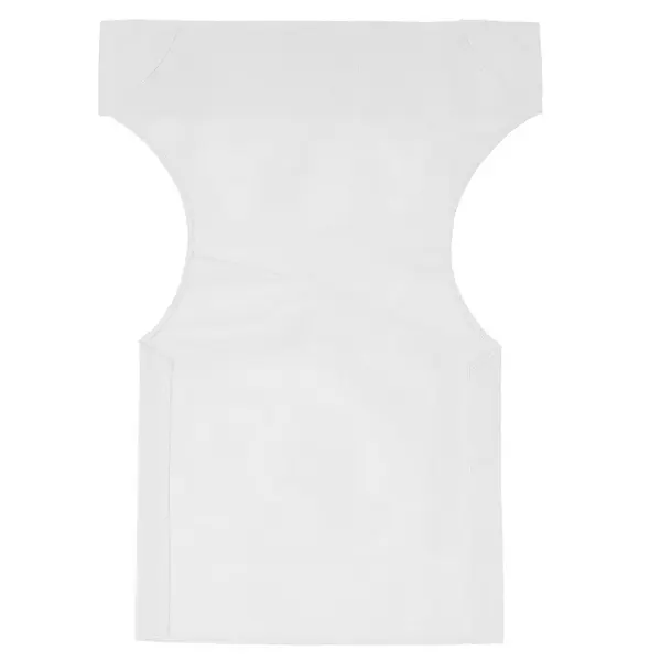Panza scaun de regizor alba, profesionala, semi-transparenta