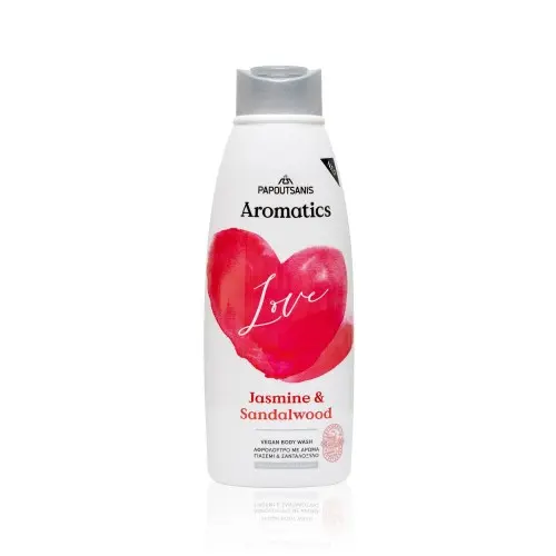 Papoutsanis Aromatics gel dus Love 100% vegan, 600ml Zephyr Labs