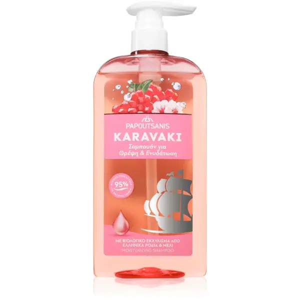 PAPOUTSANIS Karavaki Nutrition & Hydration sampon hranitor 600 ml