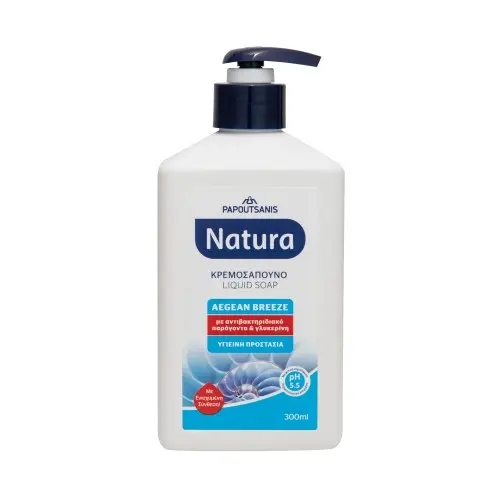 Papoutsanis Natura sapun lichid aegean breeze, 300ml Zephyr Labs