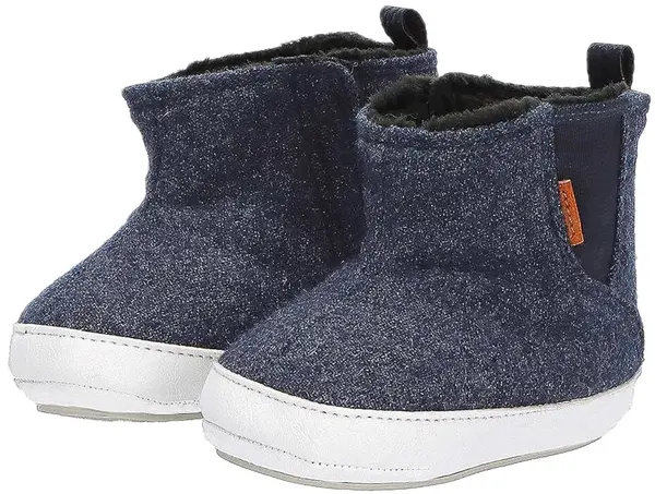 Papucei de iarnă pentru bebeluși Sterntaler - Velcro, 15/16 mărimea, 4-6 luni, albaștri