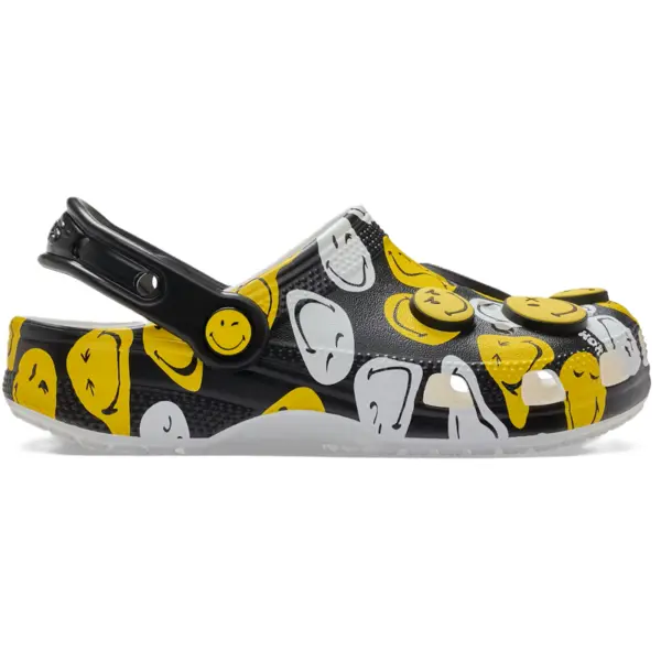Papuci Crocs Smiley Classic Clog K