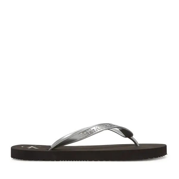 Papuci de plajă femei CK Jeans argintii 2379DSL1719AG