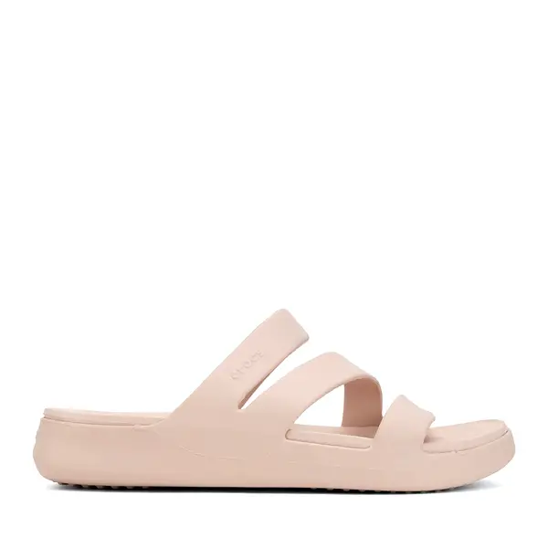 Papuci de plajă femei CROCS Getaway Srappy quartz 3891DSL209587RO