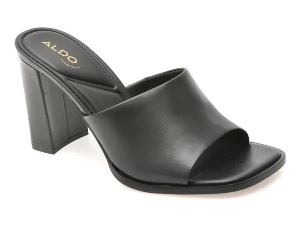 Papuci eleganti ALDO negri, RE-SOPHIA 001, din piele naturala