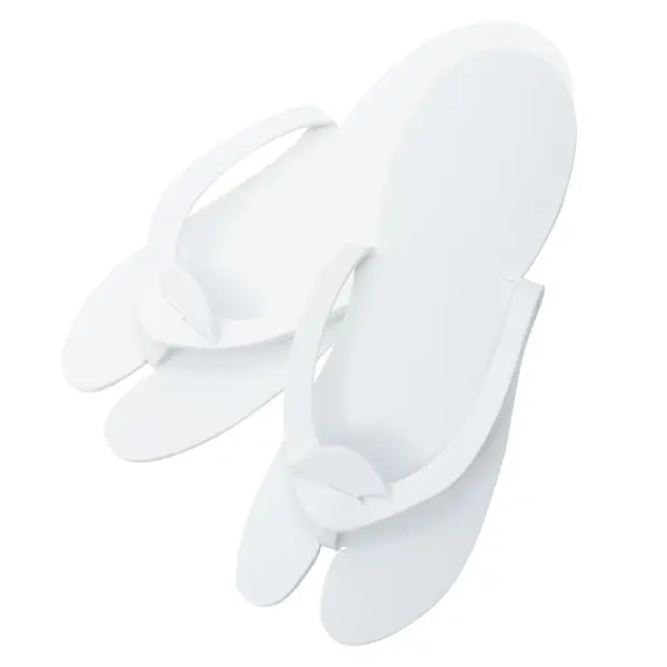 Papuci pedichiura alb Bournas Medicals Soft Care Eva Pedicure flip flops White 12set