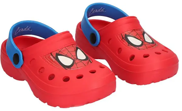 Papuci pentru copii Cerda - Spiderman Eyes, mărimea 24-25, roşu