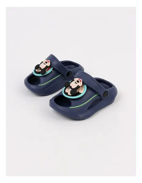 Papuci spuma Jibbtz rotativ Mickey, bleumarin