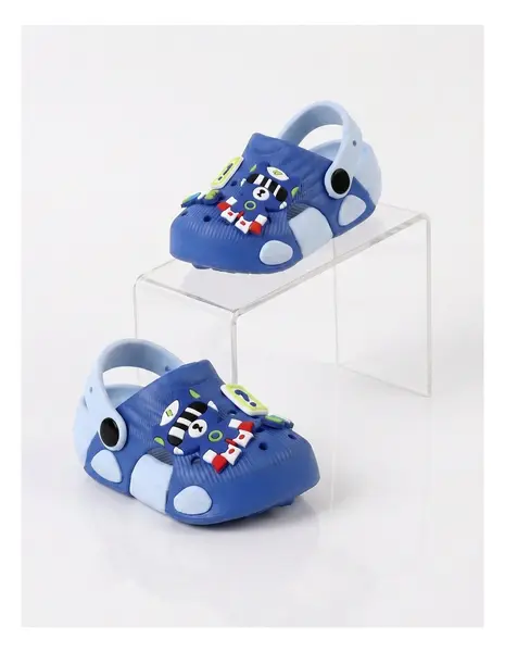 Papuci spuma usori Cute ursulet albastru-bleu