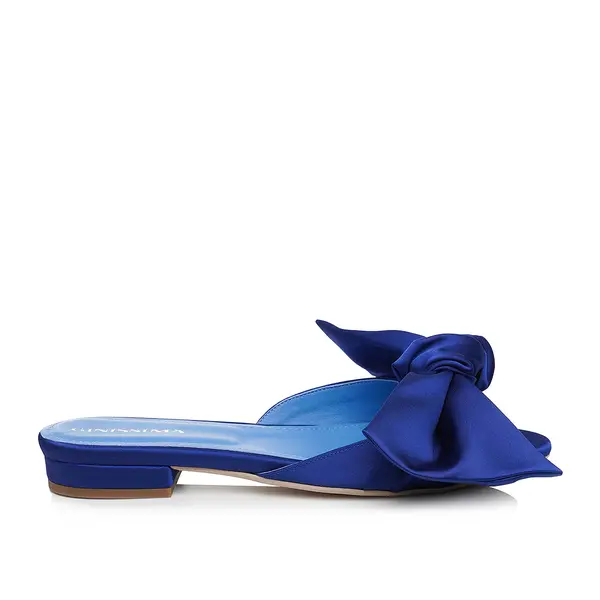 Papuci Vesa Satin, Royal Blue - 34 / 1 cm