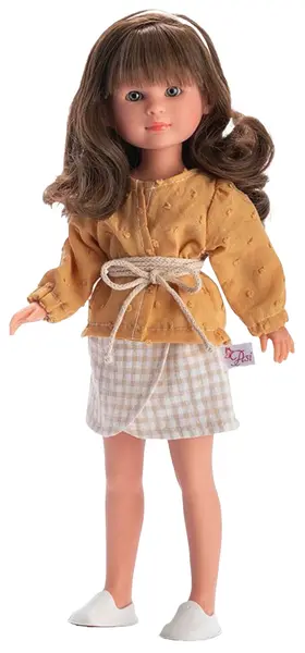 Păpuşă Asi Dolls - Celia, cu o bluză galbenă, 30 cm