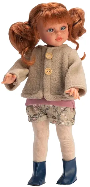 Păpuşă Asi Dolls - Sabrina, într-o haină de lână și cizme, 40 cm