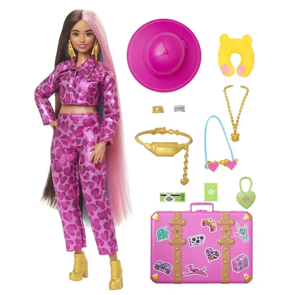 Papusa Barbie - Barbie Extra Fly in safari | Mattel