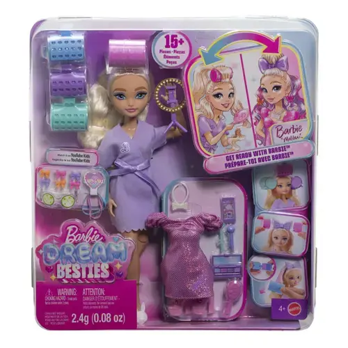 Papusa Barbie Dream Besties, Barbie Malibu, cu accesorii