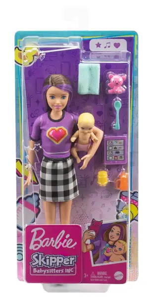 Papusa Barbie Satena Skipper Frist Job Babysitter