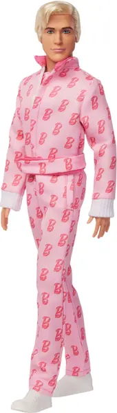 Păpuşă Barbie The Movie - Ken, într-un costum roz