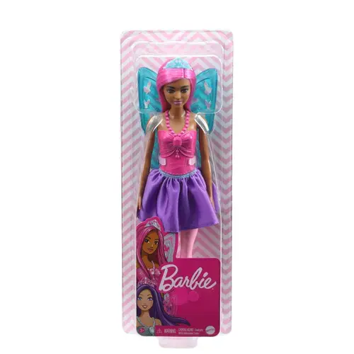 Papusa Barbie - Zana cu par roz