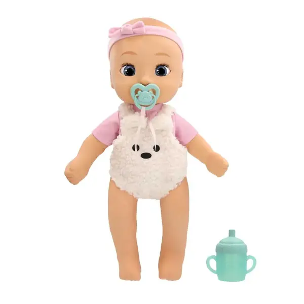 Papusa bebelus realist IMC Toys BeLoved Harper cu sunete si reactii