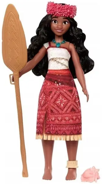 Păpușă cântătoare Disney Princess - Vaiana, cu accesorii, 32 cm