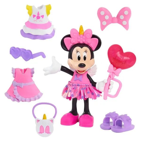 Papusa cu accesorii Disney Minnie Mouse Unicorn 89942