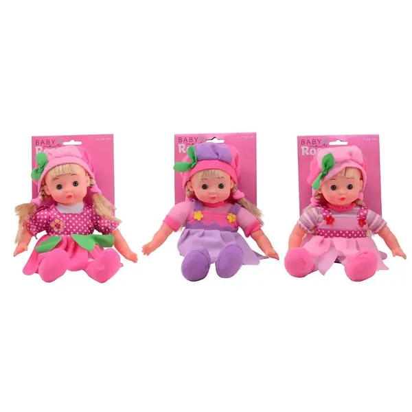 Papusa cu corp moale Baby Rose John Toys 30 cm
