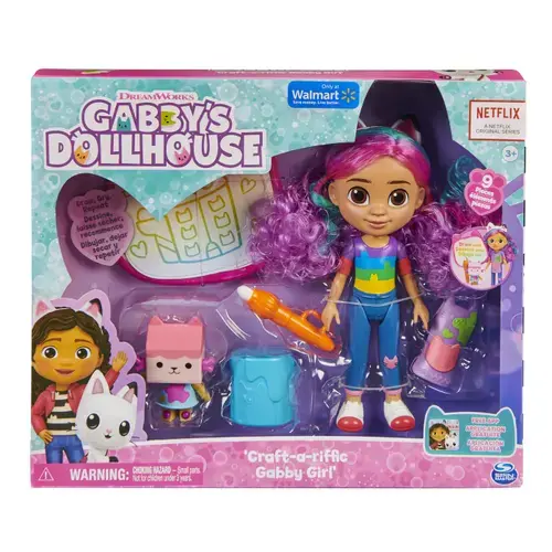 Papusa Gabbys's Dollhouse si set de creatie, + 3 ani