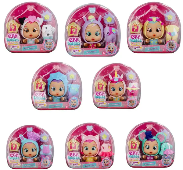 Păpușă mică IMC Toys Cry Babies Magic Tears Stars - Talent Babies, sortiment