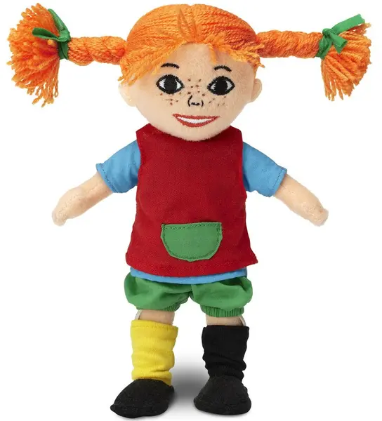 Păpușă moale Pippi - Pippi Șosețica, 40 cm