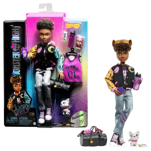 Papusa Monster High Clawd Wolf