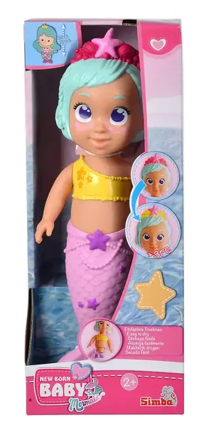 Papusa New Born Baby Mermaid, 32cm