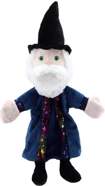 Păpușă pentru teatru de păpuși The Puppet Company - Vrajitor, 38 cm