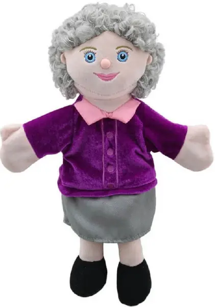 Papusa pentru teatru The Puppet Company - Bunica, 38 cm