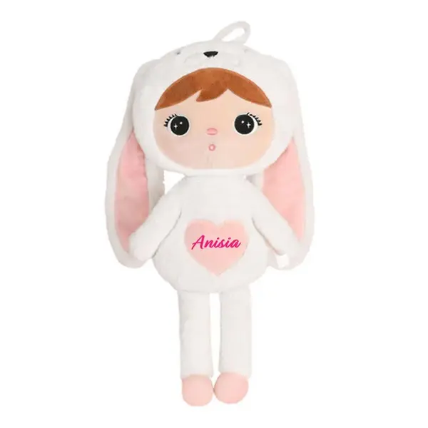 Papusa personalizata de plus Pufos Alb (XL)