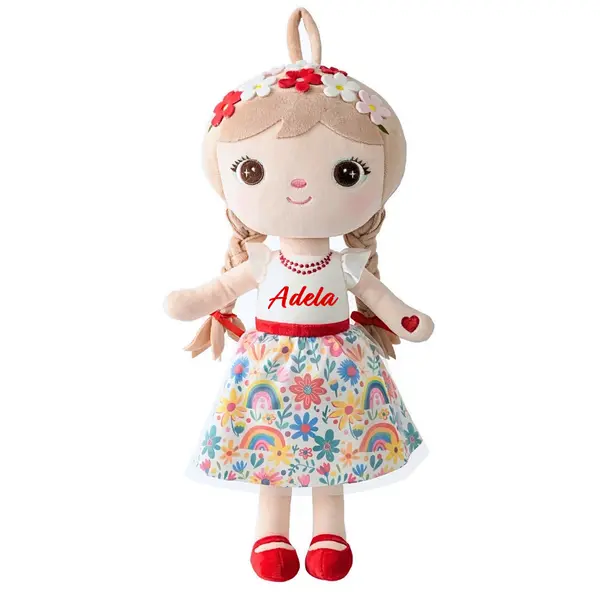 Papusa personalizata de plus Simfonia Florilor