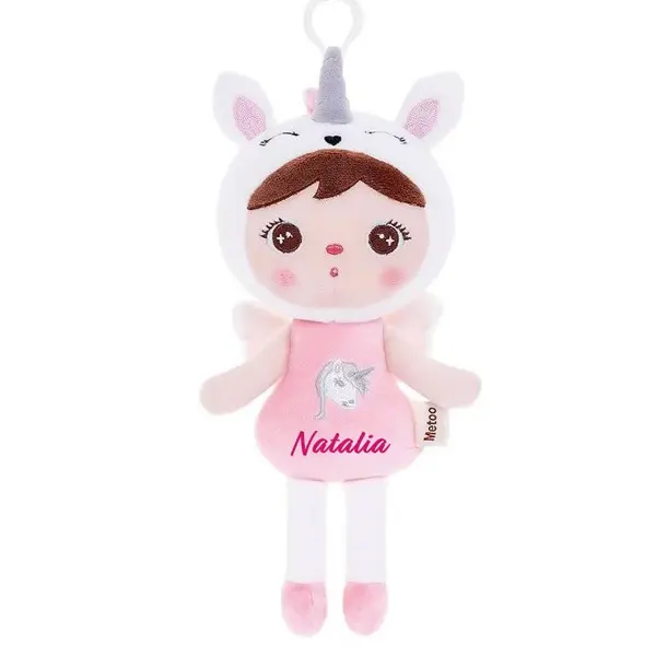 Papusa personalizata de plus Unicorn Pastel (mini)