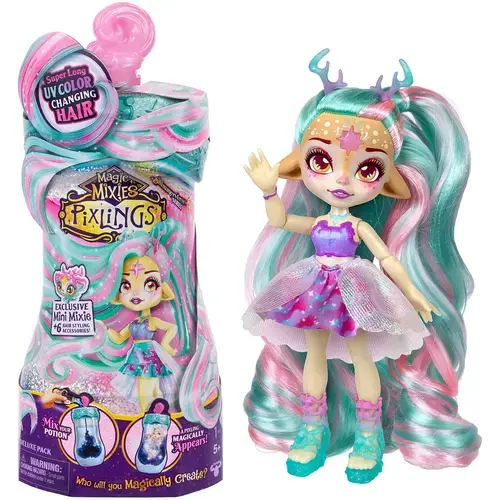 Papusa Pixling Magic Mixies - Galaxy Hair, Deerlee