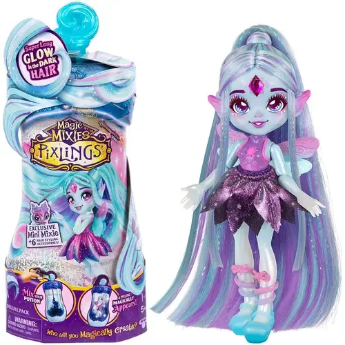 Papusa Pixling Magic Mixies - Galaxy Hair, Flyt