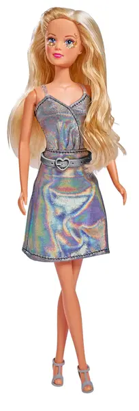 Papusa Steffi Love - Glitter Glam, rochita gri | Simba