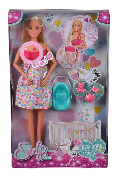 Papusa Steffi Love New Born Baby, 33cm