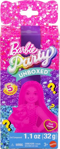 Păpuşă surpriză Barbie - Party Unboxed, sortiment