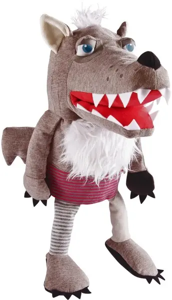 Păpuși pentru teatru de păpuși Haba - Wolf, 28 cm