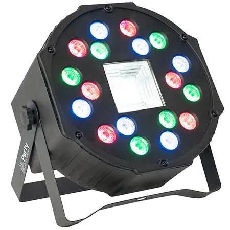 Par LED cu stroboscop 18 LED x 0.75W Ibiza Light PARTY-PAR-STR