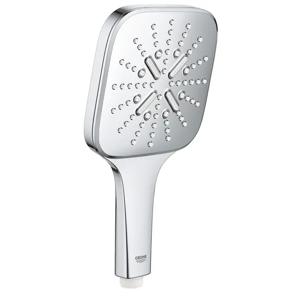 Para de dus Grohe Rainshower SmartActive Cube 130 26550000, 1/2, universala, 3 pulverizari, anti-calcar, Crom