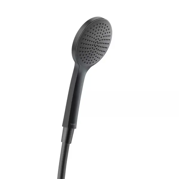 Para dus Duravit UV0652013046, 110 mm, 1 functie, Negru mat