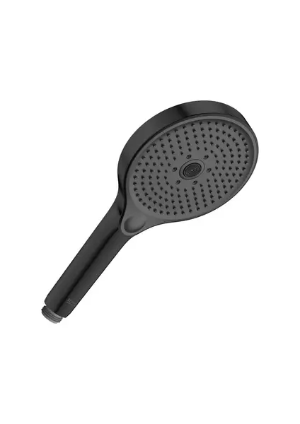 Para dus Roca Pleum A5B8114NM0, racord 1/2 inch, 130 mm, 3 functii, mat, Negru titan