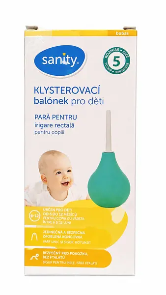 Para pentru irigare rectala pentru copii Nr.5, 1 bucata, Sanity
